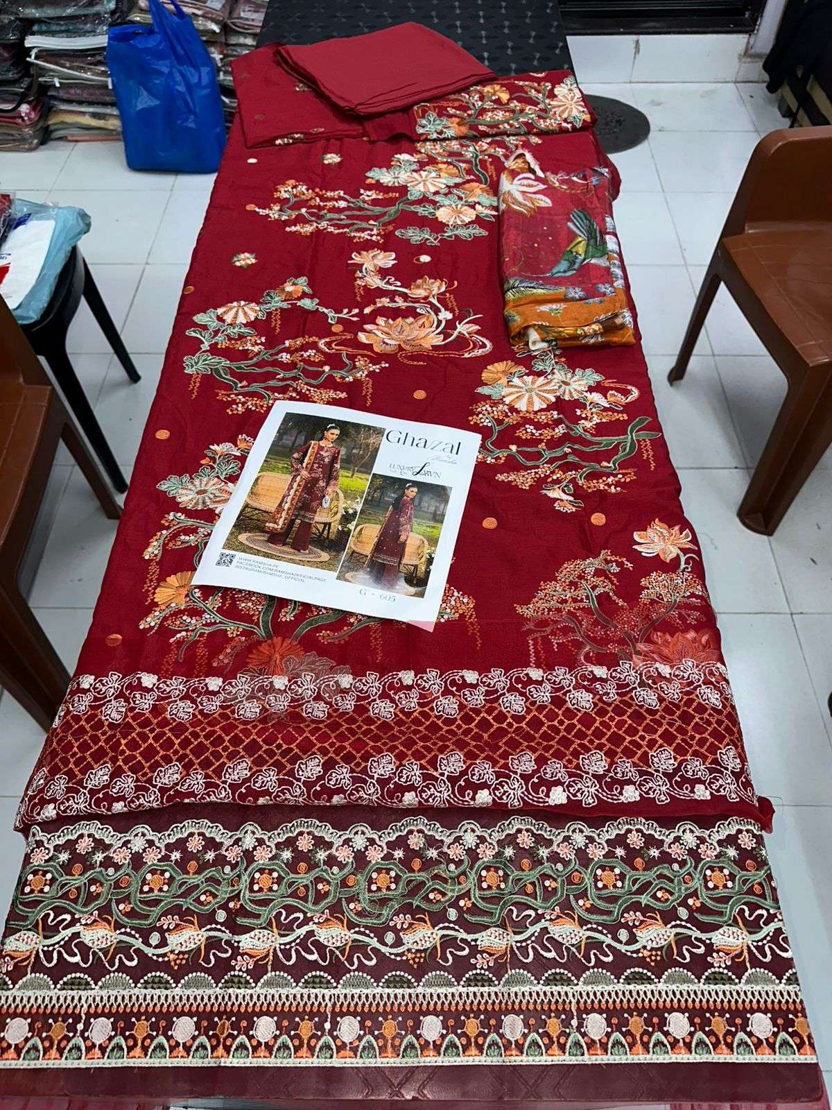 GHAZAL LUXURY LAWN VOL 6 BY RAMSHA